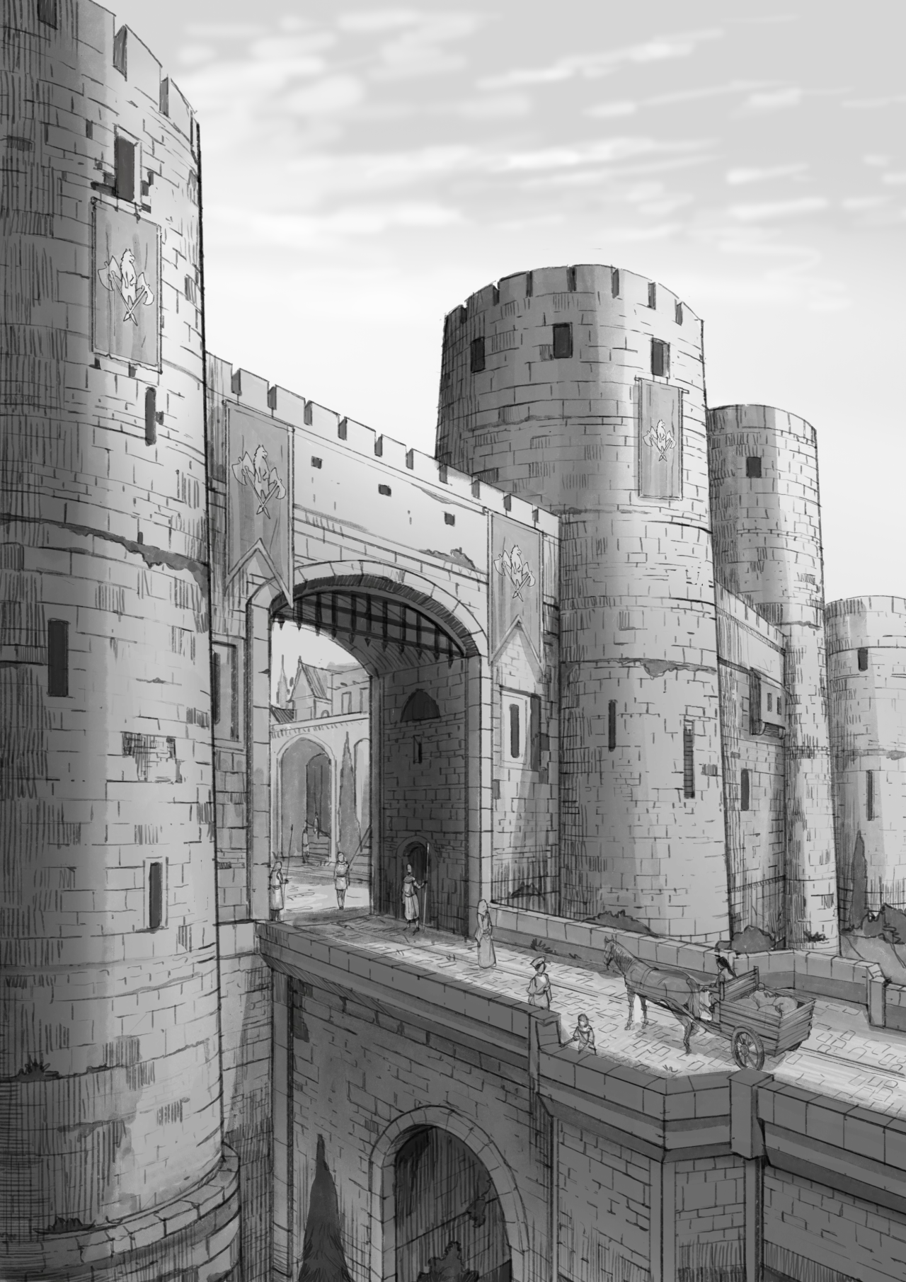 Arquitetura de Yorkynn — Portão